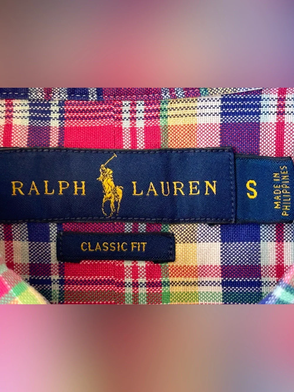 Ralph Lauren Men’s‎ Oxford Button Down Shirt Long Sleeved Classic Fit Size Small